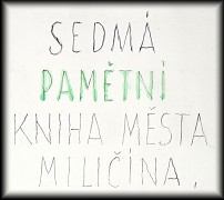 Sedm pamtn kniha msta Milina